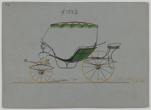 Design for Pony Phaeton, no. 3942