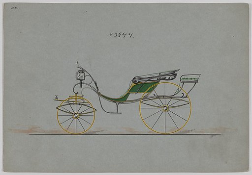 Design for Pony Phaeton, no. 3944