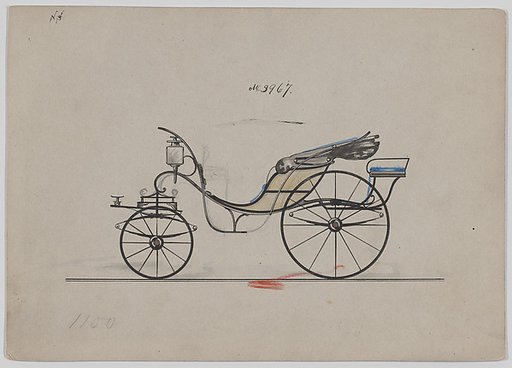 Design for Pony Phaeton, no. 3967