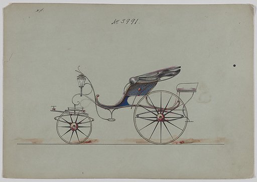 Design for Pony Phaeton, no. 3991