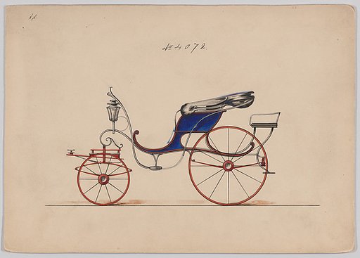Design for Pony Phaeton, no. 4072