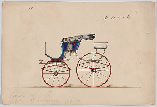Design for Pony Phaeton, no. 4086