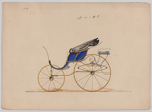 Design for Pony Phaeton, no. 4103