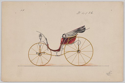 Design for Pony Phaeton, no. 4136