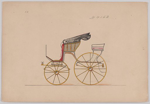 Design for Pony Phaeton, no. 4152
