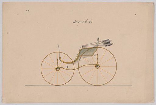 Design for Pony Phaeton, no. 4166