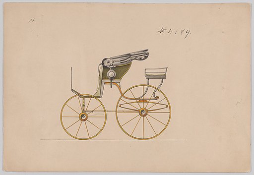 Design for Pony Phaeton, no. 4189