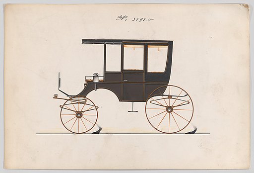 Design for 6 seat Rockaway, no. 3191a