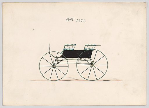 Spindle Seat Wagon # 3271