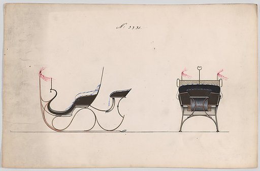 Design for Rumble Sleigh, no. 3331