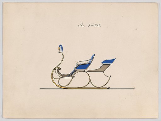 Sleigh with Rumble Seat #3483
