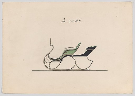 Sleigh with Rumble Seat # 3484