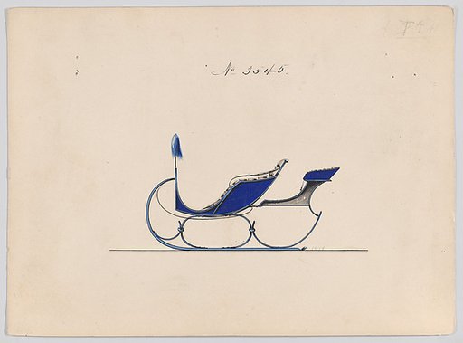 Sleigh with Rumble Seat # 3545