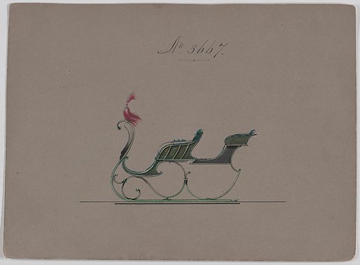 Sleigh with Rumble Seat # 3667
