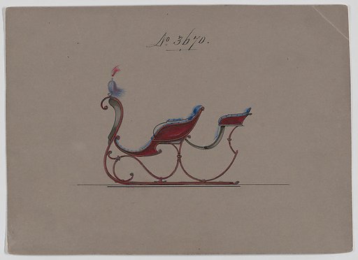 Sleigh with Rumble Seat # 3670