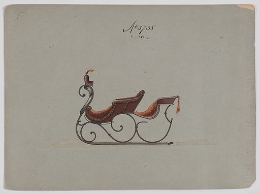 Sleigh with Rumble Seat # 3735
