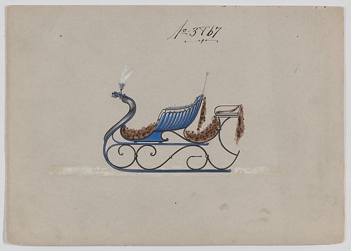 Sleigh with Rumble Seat # 3867