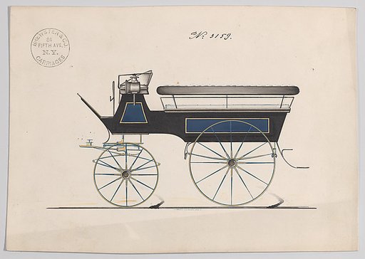 Design for a Wagonette, no. 3159