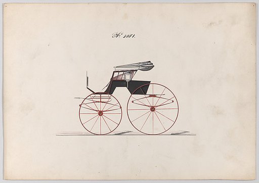 Design for Stick Seat Road Wagon, no. 3091