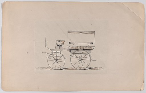 Design for Wagonette with Canopy Top (unnumbered)