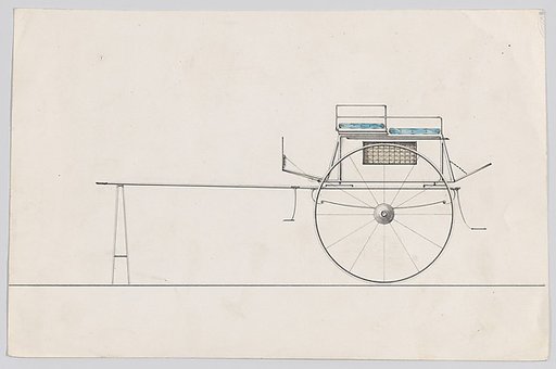 Design for Dog Cart (French?)