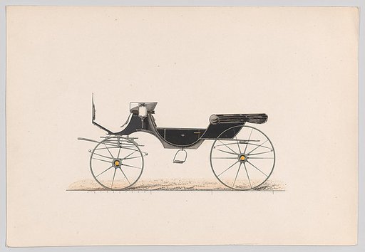 Design for Vis-A-Vis Cabriolet Carriage