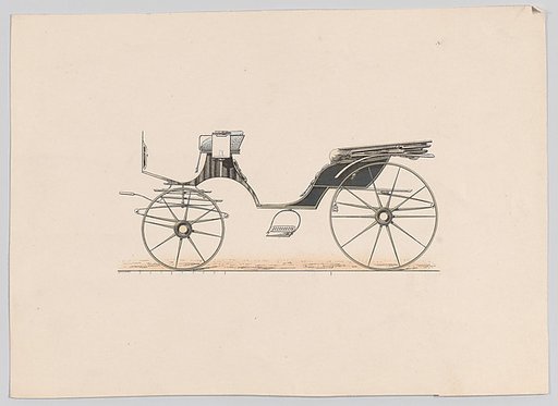 Design for Cabriolet Carriage