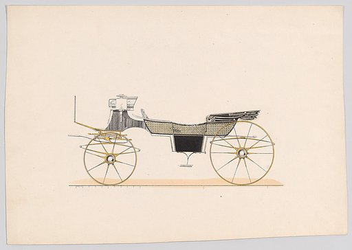 Design for Vis-A-Vis/Sociable Carriage