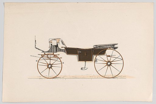 Design for Vis-A-Vis/Sociable Carriage