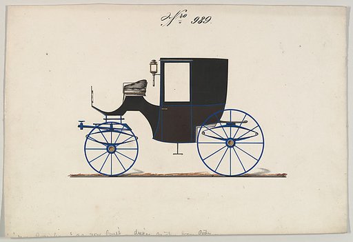 Design for Brougham, no. 989