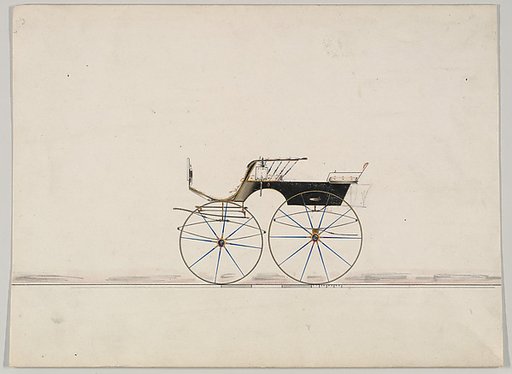 Spindle seat T-Cart Phaeton  (unnumbered)