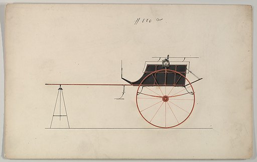 Design for Tandem Cart, no. 886a