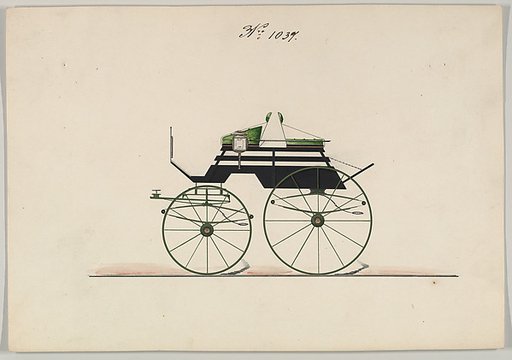 Design for Unclassified Carriage, no. 1037