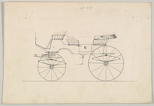 Design for Vis-à-vis/ Charabanc, no. 837