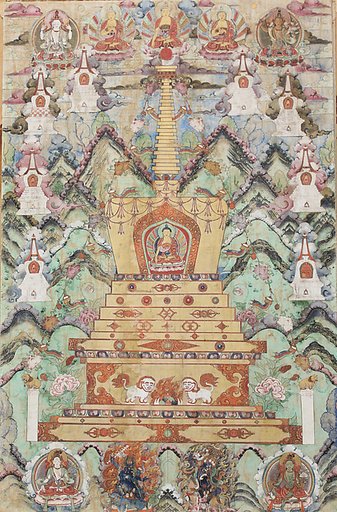 Buddha Within a Stupa