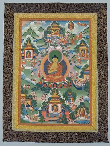Buddha Seated on a Lotus Pedestal