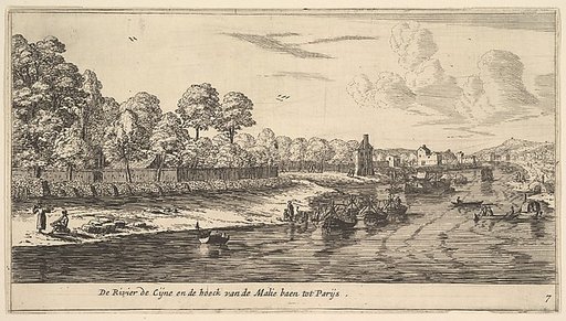 The River Seine at the Bend of the Mall