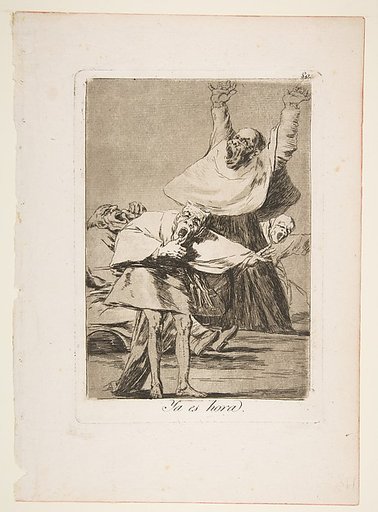 Plate 80 from "Los Caprichos": It is time (Ya es hora)