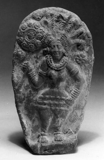 Plaque with Standing Goddess