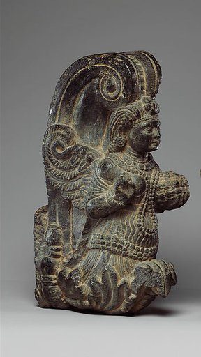 Garland Holder with a Winged Celestial