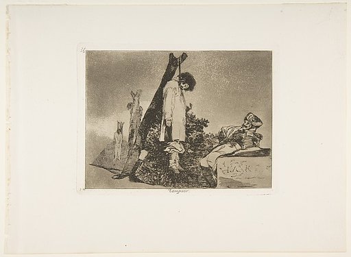 Plate 36 from "The Disasters of War" (Los Desastres de La Guerra): 'Not [in this case] either' (Tampoco)