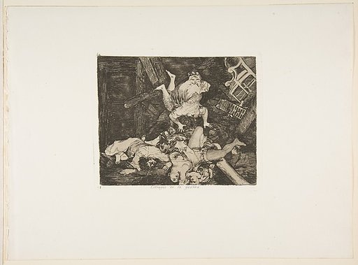 Plate 30 from "The Disasters of War" (Los Desastres de la Guerra): 'Ravages of war' (Estragos de la guerra)