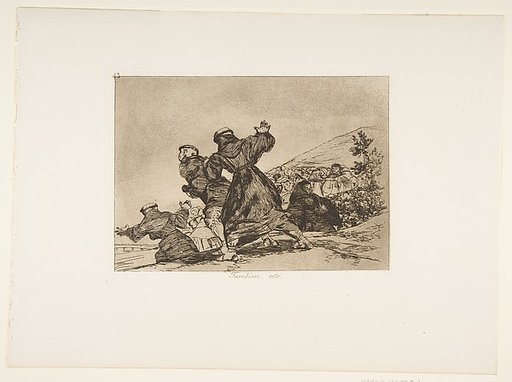 Plate 43 from "The Disasters of War" (Los Desastres de la Guerra): 'This too' (Tambien esto)