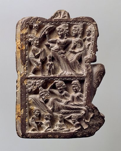 Panel of a Portable Shrine