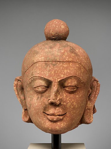 Head of a Buddha or a Jain Tirthankara