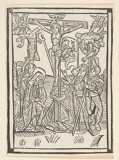 The Crucifixion, frontispiece to Postilla Guillermi