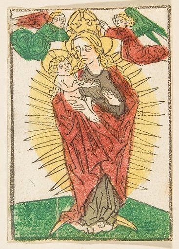 Madonna in Glory Crowned by Angels