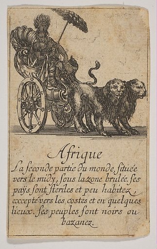 Afrique, from "Jeu de la Géographie"
