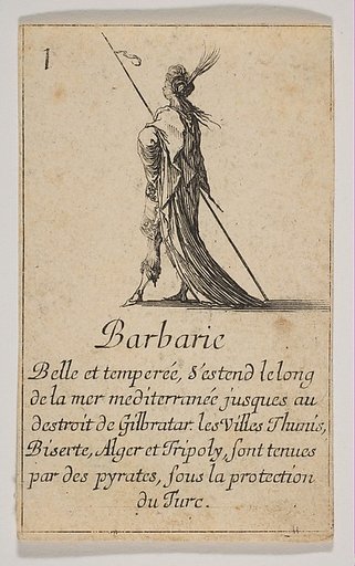 Barbarie, from "Jeu de la Géographie"