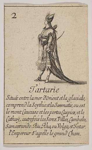 Tartarie, from "Jeu de la Géographie"
